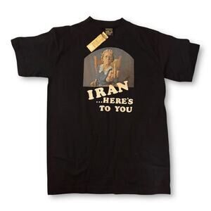 Vintage 1979/80 Iran-Contra Political Satire T-Shirt – Deadstock NWT –Size Small